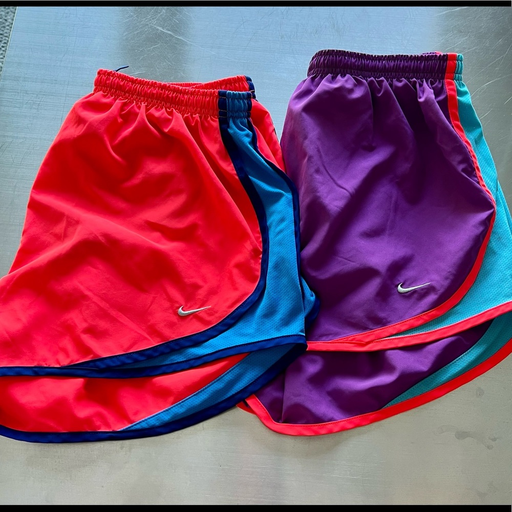 2 Pair Nike Running Shorts